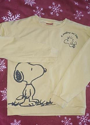 Кофта з начесом snoopy