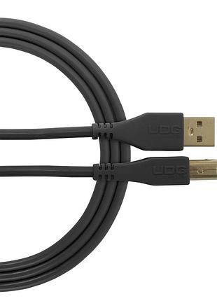 Usb-кабель udg ultimate audio cable usb 2.0 a-b straight 1m black (u95001bl)