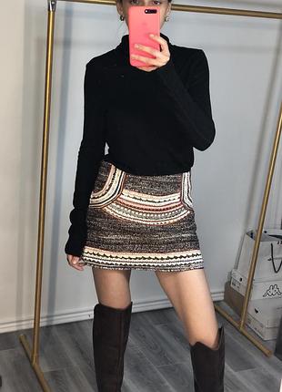 Твідова спідниця zara