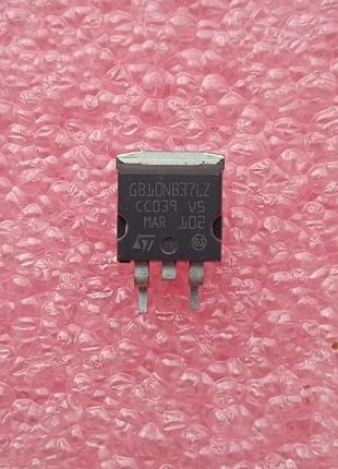 Транзистор stgb10nb37lzt4 gb10nb37lz to-263 (d2pak) 410v 10a igbt