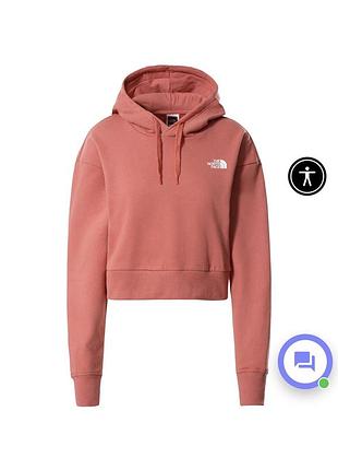 Жіноче укорочене худі the north face худі на флісі tnf
