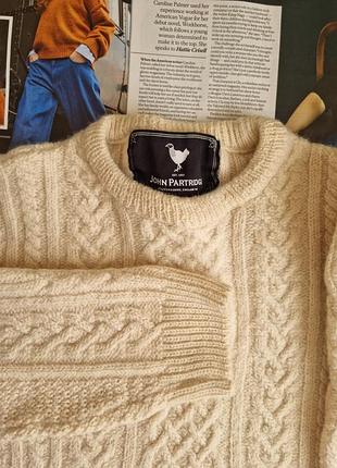 Вінтажний светр john partridge/100% британська вовна/size l