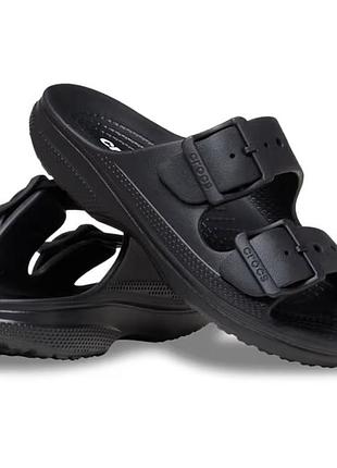 Crocs шлепки шльопанцы подростковые saturday black