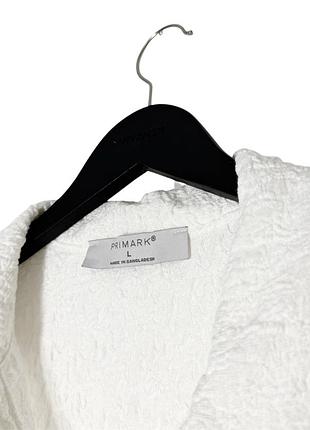 Біла блуза на ґудзиках primark 3