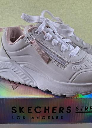 Кросівки для дівчинки skechers білі, розмір 33