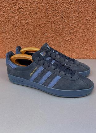 Оригінальні повсякденні чоловічі кросівки adidas originals broomfield 42.5-43.5 розмір 27.5 см в темно синьому кольорі