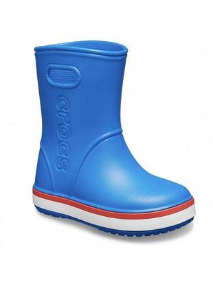 Тоботы, резиновые сапоги crocs c 11,детские резиновые сапоги crocs crocband rain boot kids