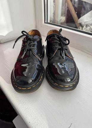 Dr martens 1461 туфлі шкіряні лаковані 2