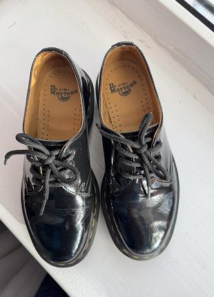 Dr martens 1461 туфлі шкіряні лаковані 3