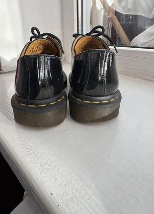 Dr martens 1461 туфлі шкіряні лаковані 4