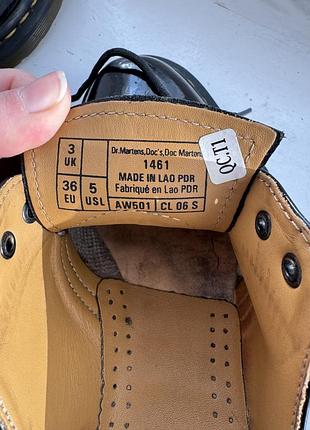 Dr martens 1461 туфлі шкіряні лаковані 7
