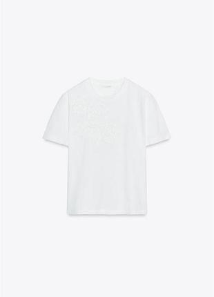 Біла футболка zara