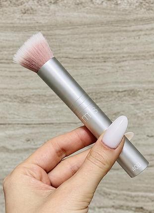 Пензлик дуофібра для кремових текстур румʼян rms beauty skin2skin blush brush