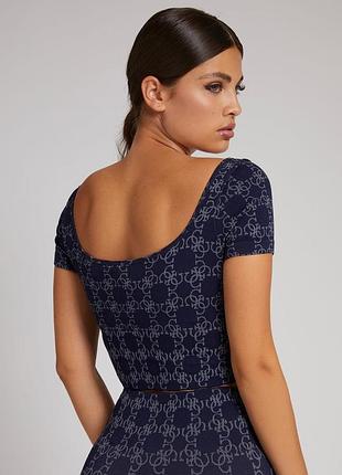 Укороченный топ guess с логотипом della оригинал 3