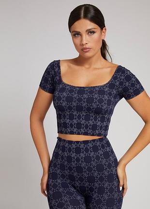 Укороченный топ guess с логотипом della оригинал 2