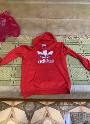 Adidas світшот червоний м