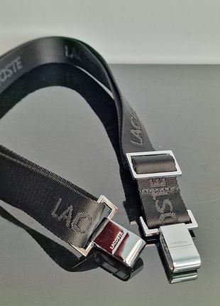 Оригинальный брендовый плечевой ремень для сумки lacoste / фирменный широкий ремень