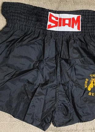 Шорты siam для муай тай, кикбоксинг, тайский бокс, muay thai, kickboxing, размер: l