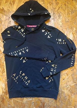 Оригинальный батник толстовка alpha industries