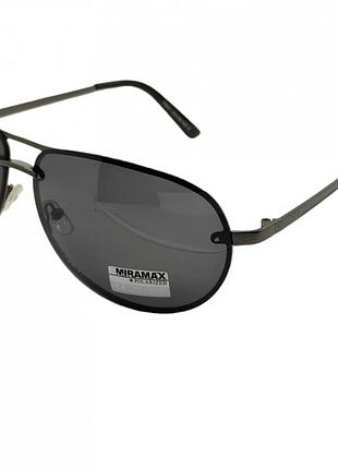 Поляризованные солнцезащитные очки 9021 miramax polarized темная сталь