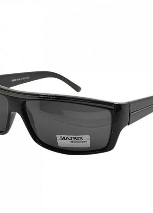 Поляризованные солнцезащитные очки 08404 matrix polarized черный глянцевый/темная сталь