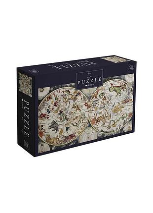 Пазлы interdruk трехслойные map 1, 1000 шт. (385406)