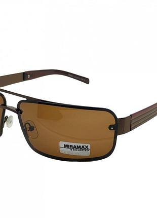 Поляризованные солнцезащитные очки 9003 miramax polarized коричневый