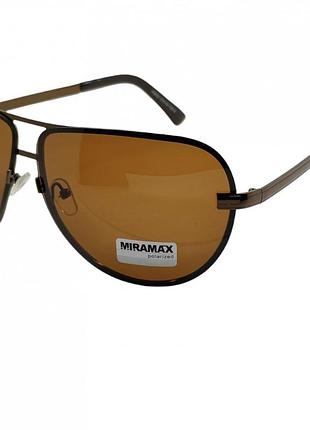 Поляризованные солнцезащитные очки 9032 miramax polarized коричневый