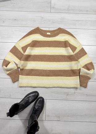 Мохеровий светр оверсайз h&m р.l-xl 2