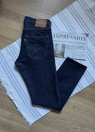 Чоловічі сині джинси від бренду levi’s