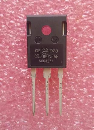 Транзистор crjq80n65f to-247-3l 650v 43a/32.3a n-mosfet