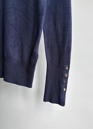 Темно синій джемпер бренду zara 3
