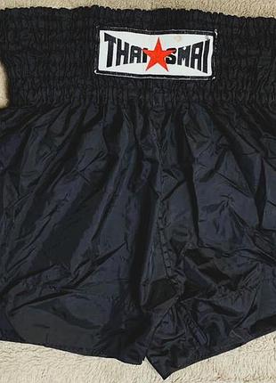 Шорты thai smai для муай тай, кикбоксинг, тайский бокс, muay thai, kickboxing, размер: l