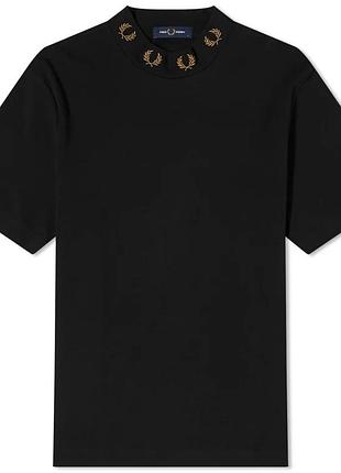 Футболка с высоким воротником fred perry laurel wreath(р s)оригинал