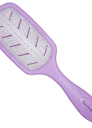 Масажна щітка для волосся sway biofriendly wheat fiber lila 130 104