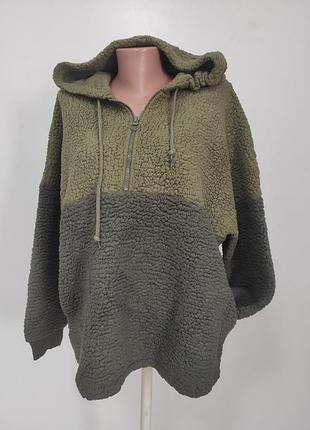 Женская худи тедди мягушка с капюшоном xl/xxl ог 128-132см