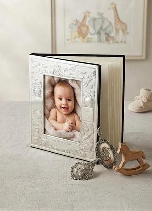 Винтажное фотоальбом посеребрение