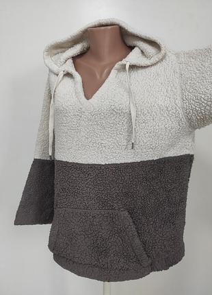 Кофта тедді мягушка з капюшоном xl/xxl ог 120-128 см