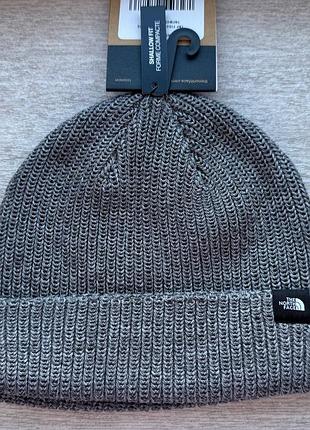 Шапка унісекс the north face сіра