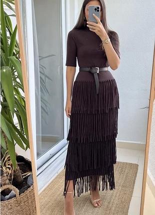 Сукня максі h&m p. xs 3
