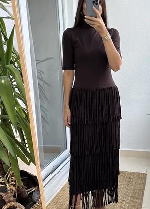 Сукня максі h&m p. xs 2