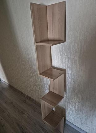 Полка, поличка настінна кутова