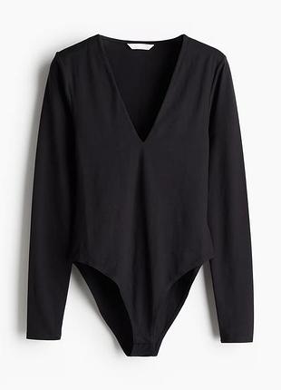 Чорне боді кофта h&m 9