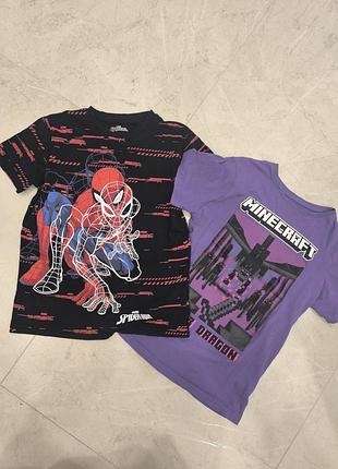 Футболка minecraft spiderman