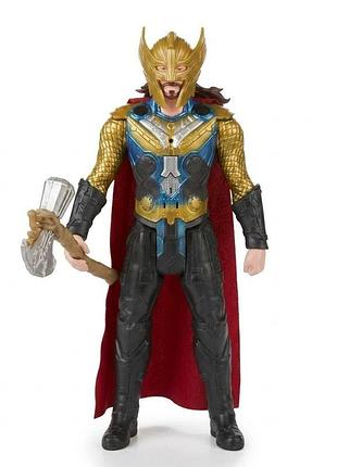 Игровая фигурка большая тор рагнарёк marvel мстители 30 см со звуком и светом