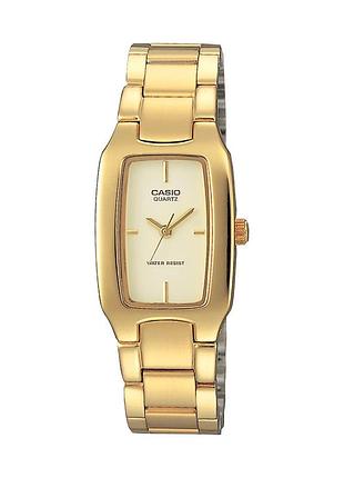 Женские часы casio ltp-1165n-9c стальной браслет золотистый циферблат
