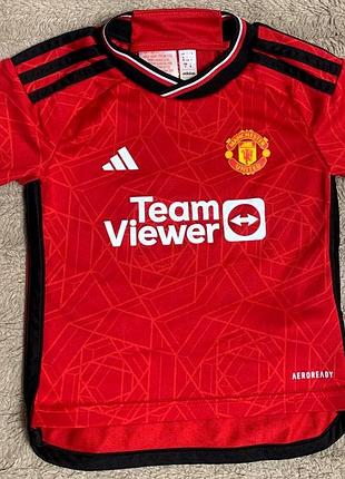 Футбольна футболка manchester (манчестер) дитяча adidas