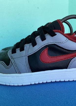 Кроссовки nike air jordan 1 low (кожа!)