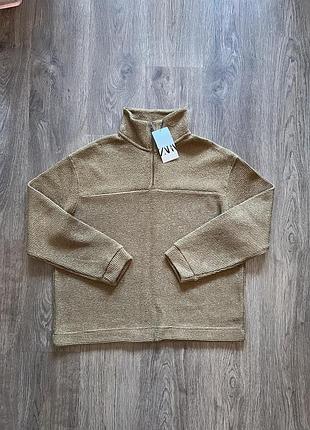 Текстурований світшот zara (р. l-xl)