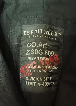 Куртка чоловіча esprit повсякденна чорна 2